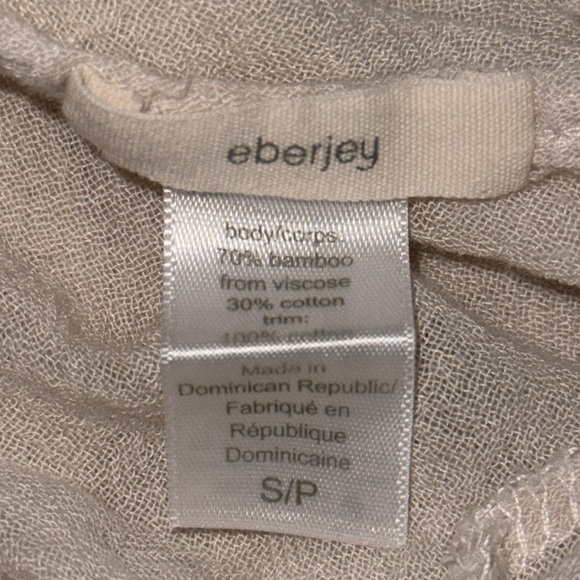 Eberjey Summer of Love Rosalie Romper Cover Up in Sand. SZ Small From Revolve - Picture 7 of 8